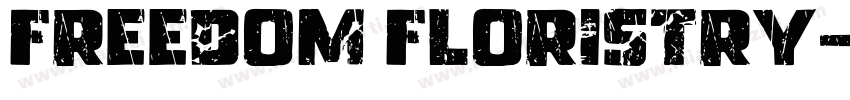 Freedom Floristry字体转换